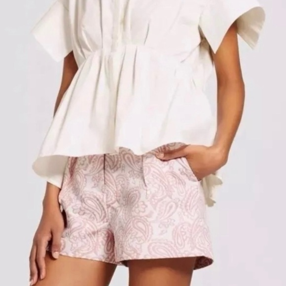 Victoria Beckham Jacquard Shorts 4